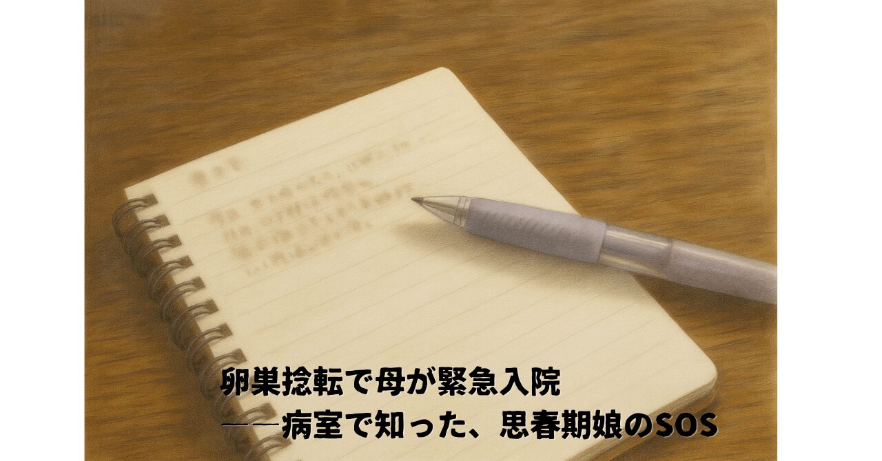 02_母の緊急入院中、娘が見せた“心のSOS